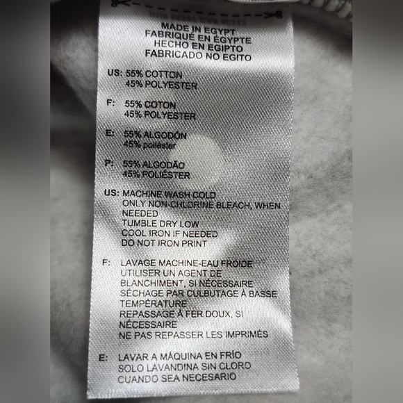 Adidas Golf Long Sleeve Crew Neck Fleece Pullover Sweater In Grey Size 2XL - Picture 5 of 11